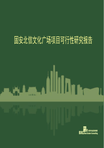 固安北信文化广场项目可行性研究报告120509(2)