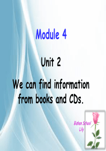 2015春外研版五年级下册Module4-Unit2-We-can-find-information