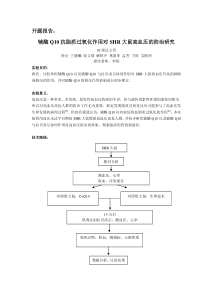 辅酶Q10与拉贝洛尔联合用药对自发型高血压大鼠治疗效果的研究