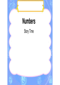 人教版小学一年级英语上册《Numbers Story Time》图文