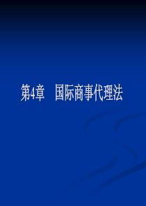 第4章国际商事代理法