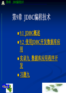 JDBC编程技术