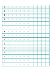 (用)汉语拼音字母描红示范(打印版)