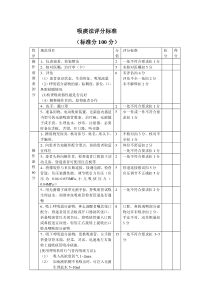 电动吸引器吸痰法评分标准