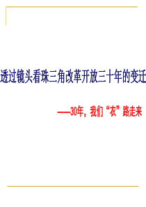 地理湘教版必修三第二章第六节区域工业化与城市化进程(以珠江三角洲为例)模板