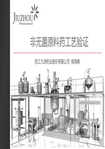 非无菌原料药和固体制剂工艺验证-杨海峰