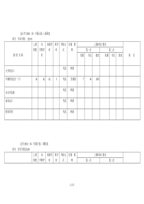 会计学2018(本)开课计划课程表