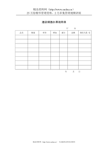 酒店烟酒水果领用单