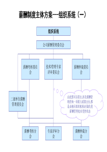 薪酬制度主体方案-组织系统