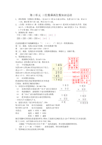 四年级上册数学第三单元三位数乘两位数知识总结