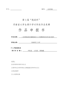 【挑战杯作品】1C0705B 三亚国际商业城场地岩土工程勘察及初步设计报告