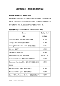 酒店管理设计酒店噪音标准噪控设计(叶予舜)