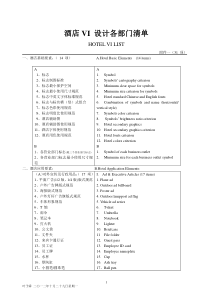 酒店管理资料酒店设计参照资料(叶予舜)