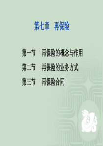 保险学(辅.7章)2014