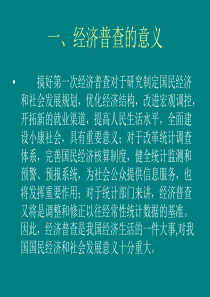 《经济普查的意义》PPT课件