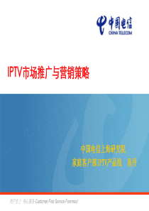 培训-IPTV市场推广与营销策略(完整版)