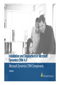 Microsoft Dynamics CRM Components