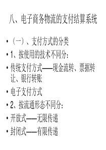 电子商务物流支付