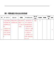 ：中国国电集团公司发电企业安全性评价标准