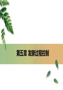 第五章 发酵过程控制