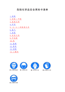 危险化学品安全周知卡3