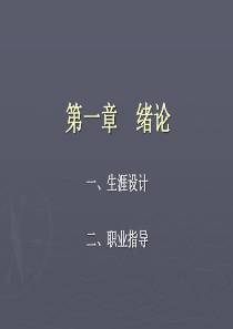 生涯设计与职业指导课件1