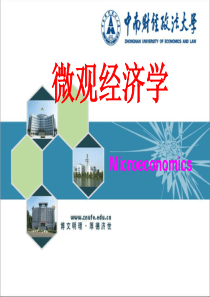 中南财经政法大学微观经济学课件第一章