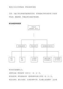 集团公司企业管理标准--财务部组织架构（DOC 72页）(1)