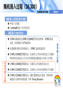 TD-LTE无线基本信令流程