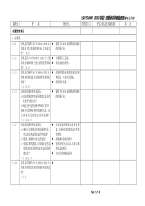 TS16949质量体系评定检查清单