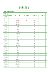 财务收支明细表-简单版