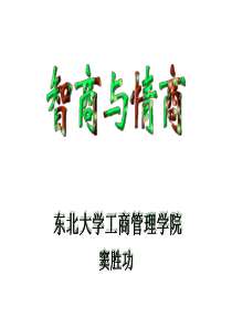 智商与情商(黑白)