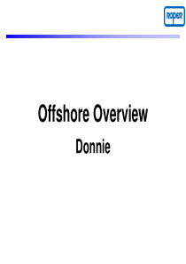 Offshore market overview -Donnie