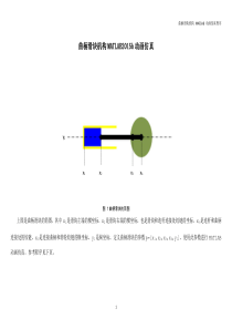 曲柄滑块机构MATLAB2015b动画仿真