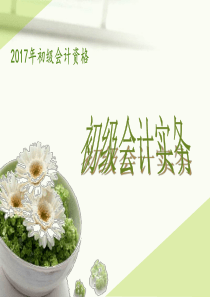 2017初级会计实务第一章第三节