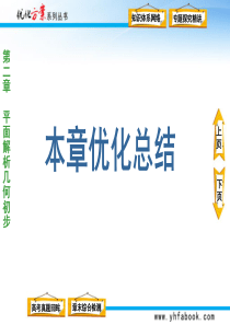 第二章  平面解析几何初步  本章优化总结