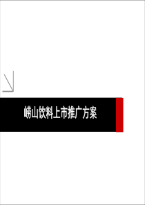 崂山饮料上市推广方案(PPT 64页)(1)