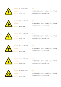 工作文档道路交通标志全集