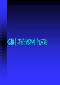 棕榈仁粕