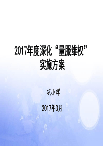 2017年深化量服维权实施方案-德阳残疾人联合会