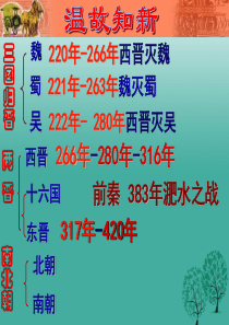 2016年秋季版七年级历史上册第18课东晋南朝时期江南地区的开发课件新人教版