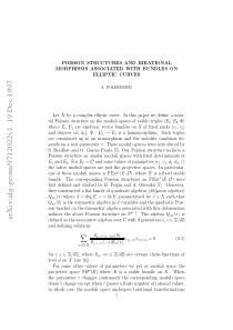 Poisson structures and birational morphisms associ