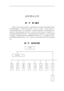 酒店部门岗位职责(组织结构图) - 副本