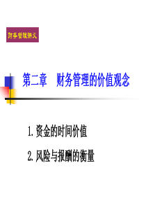 财务管理第二章货币的时间价值