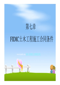 FIDIC土木工程施工合同条件