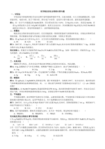 2015年钠及其化合物的计算专题