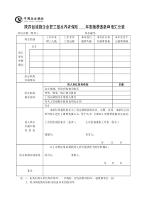 2019表C2陕西省城镇企业职工基本养老保险度缴费基数申报汇总表1.doc