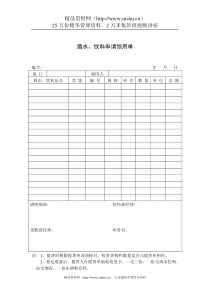 饮料部表格（DOC 4页）