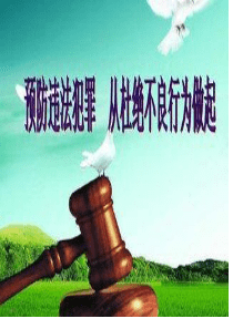 自觉依法律己避免违法犯罪