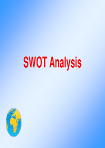 SWOT分析英文版及案例